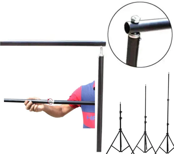 Photo Studio Green Screen Stand Kit