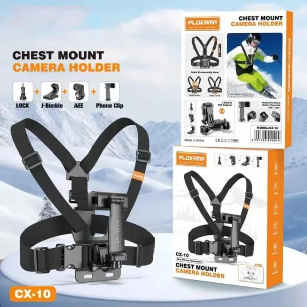 Plokama Chest Mount Camera Holder CX 10