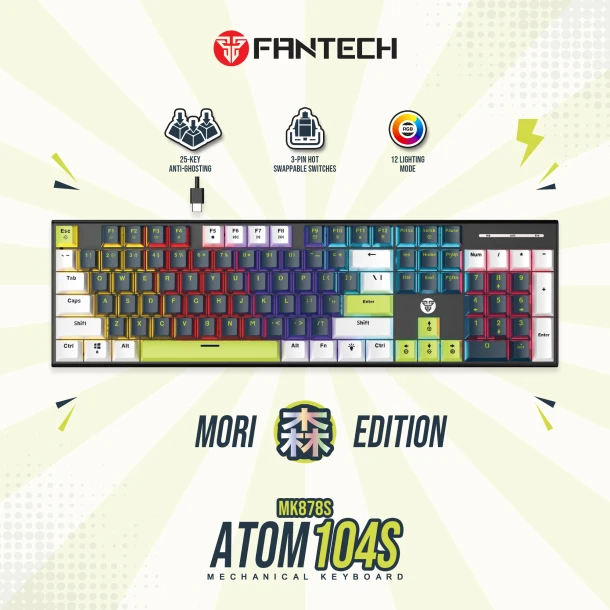 Fantech keyboard MK878S ATOM104S
