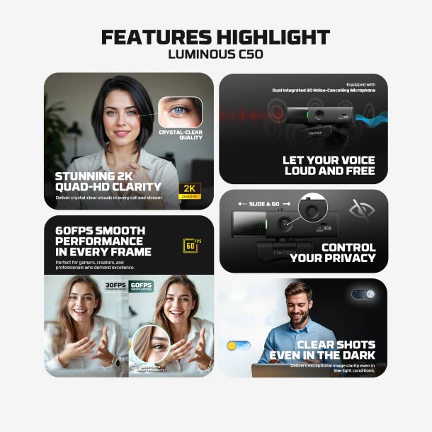 Fantech Web Cam C50 Luminous