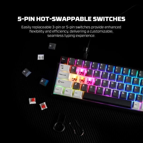 Fantech keyboard MK919 ATOM PRO66