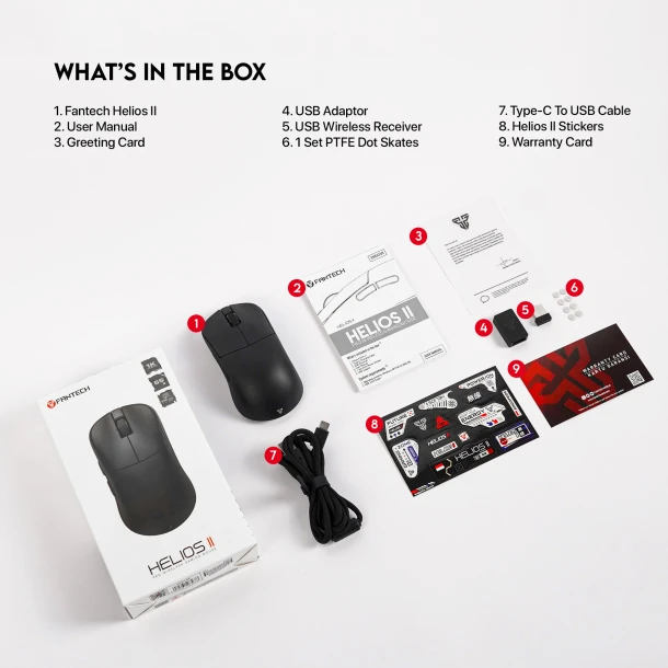 Fantech Mouse XD3V3 HELIOS II 1K
