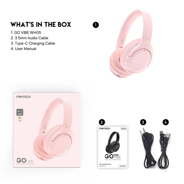 Fantech Headphone WH05 GO VIBE