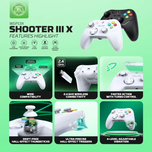 Fantech Wireless GamePad WGP13x Shooter iii x