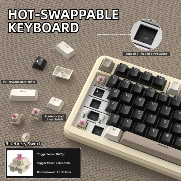 ATTACK SHARK Keyboard X85 PRO