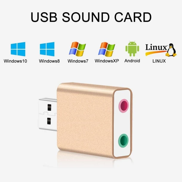 Usb Sound Card 7.1
