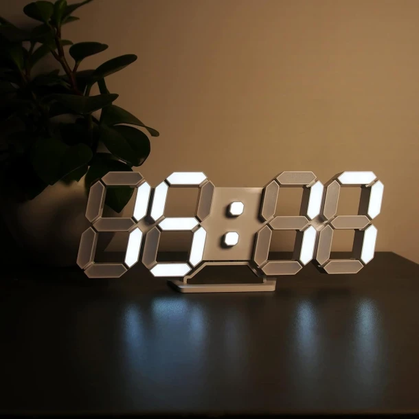 3D Led Table Clock