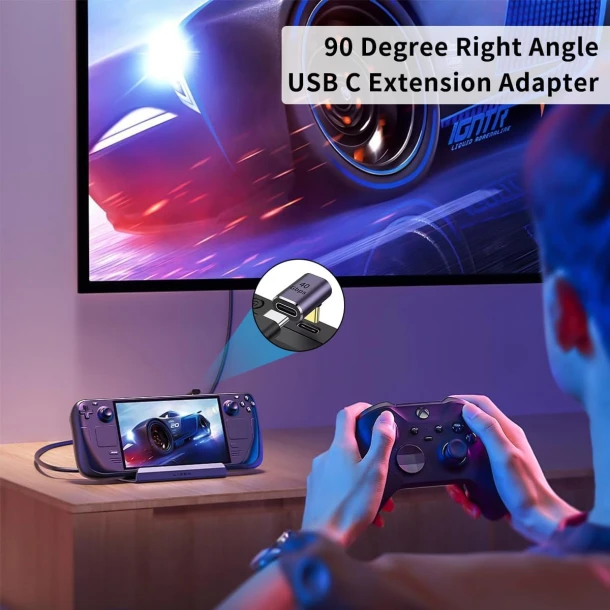 90° USB4.0 Type C Adapter