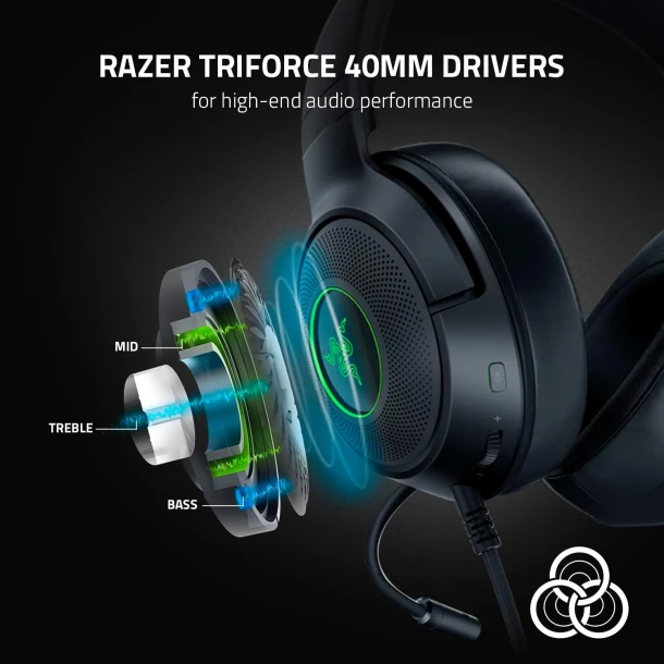 Razer Headphone Kraken V3 X USB