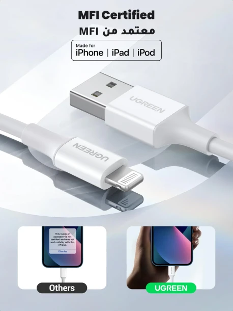 UGREEN Cable USB-A to Lightning
