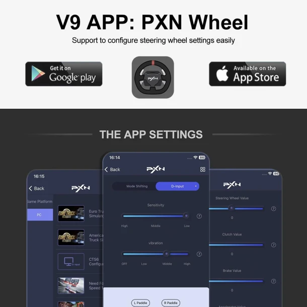PXN Racing Wheel V9