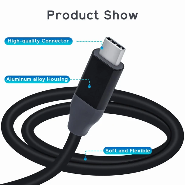 Usb-C to Usb-C Thunderbolt 3.0 Data Transfer Cable