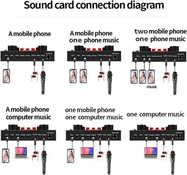 Live Sound Card V8S