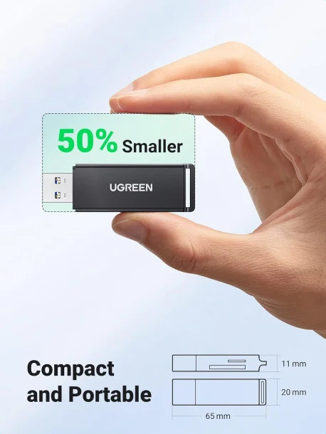 UGREEN Adapter USB to TF + SD Card Reader