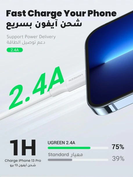 UGREEN Cable USB-A to Lightning