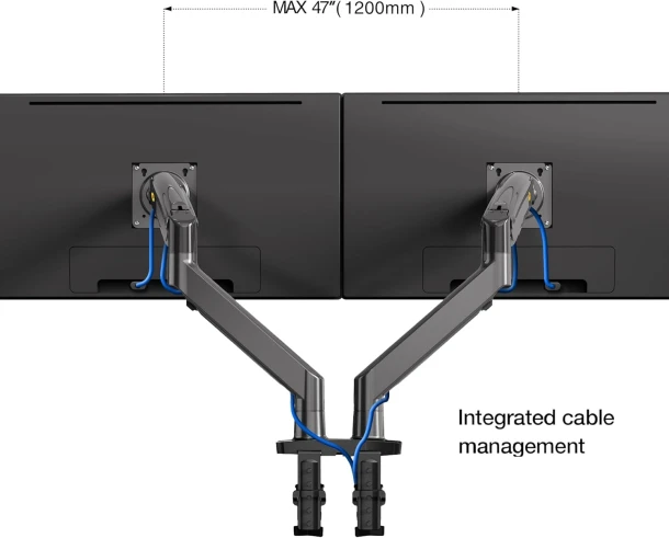 NB Monitor Dual Arm stand F195A