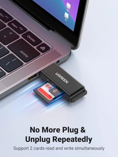 UGREEN Adapter USB to TF + SD Card Reader