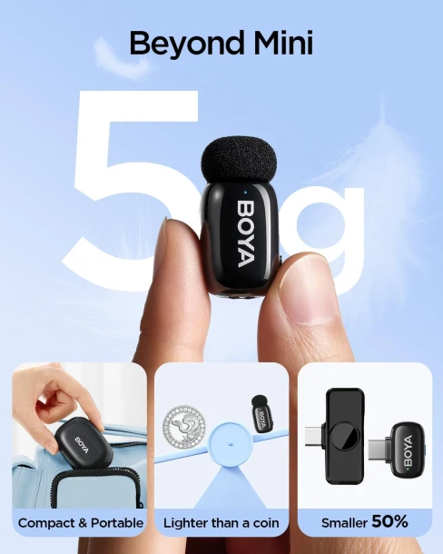 BOYA Microphone Mini 07 USB-C 2TX+RXU