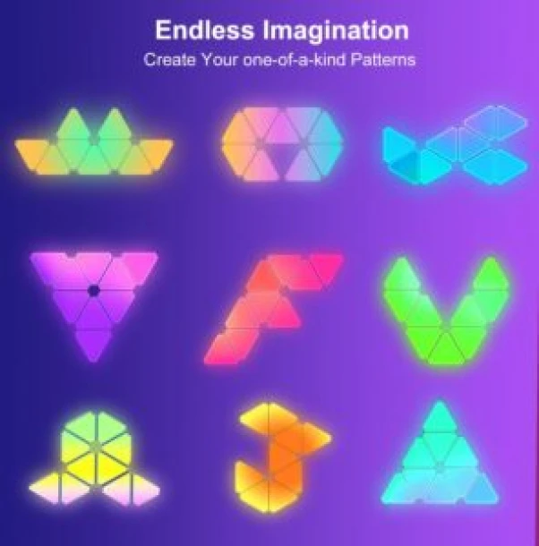 Triangular Honeycomb Panel Light