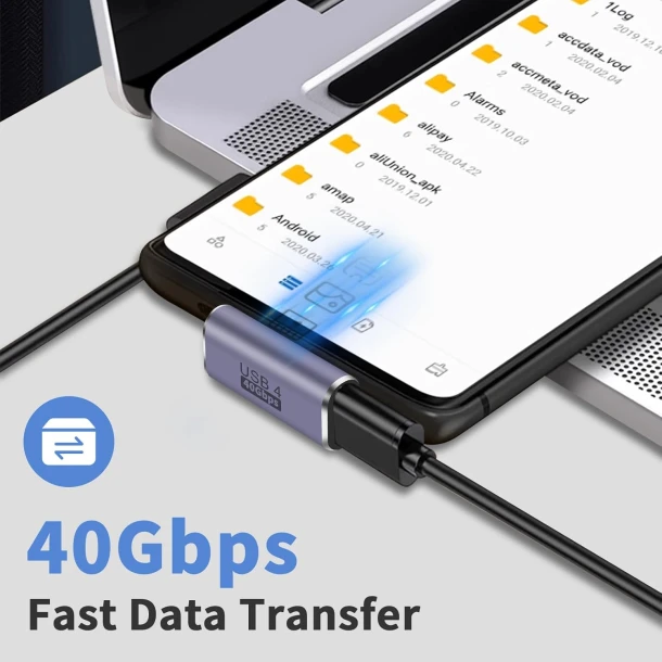 90° USB4.0 Type C Adapter