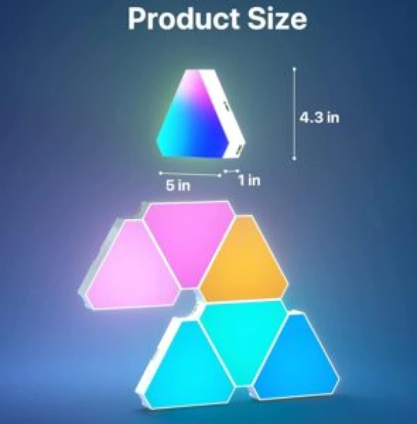 Triangular Honeycomb Panel Light