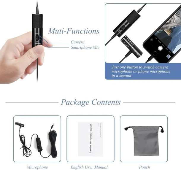 Yanmai Lavalier Microphone R933S