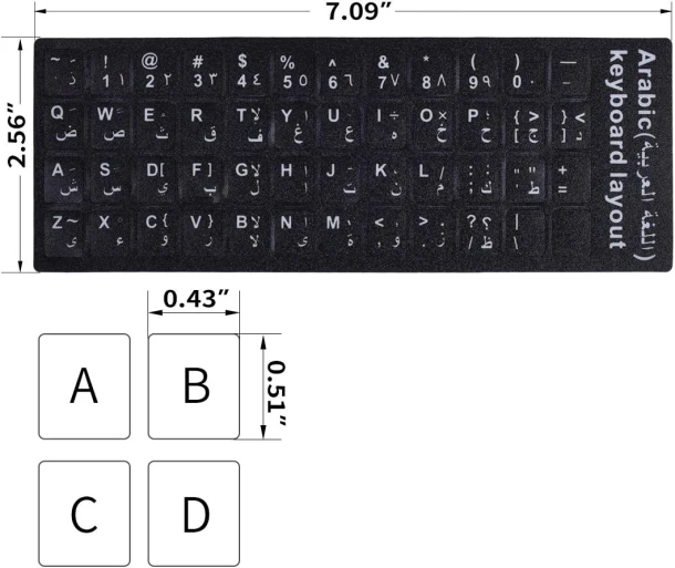 Language Keyboard Stickers Pisces