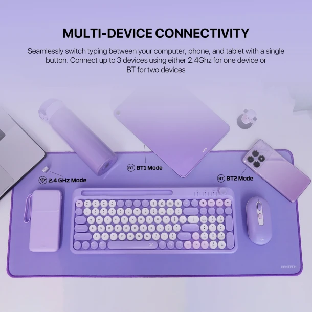 Fantech Multi Device Wireless Combo WK899 Go Mochi101