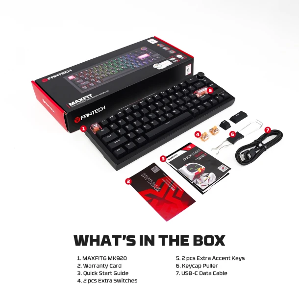 Fantech Keyboard MK920 MAXFIT6