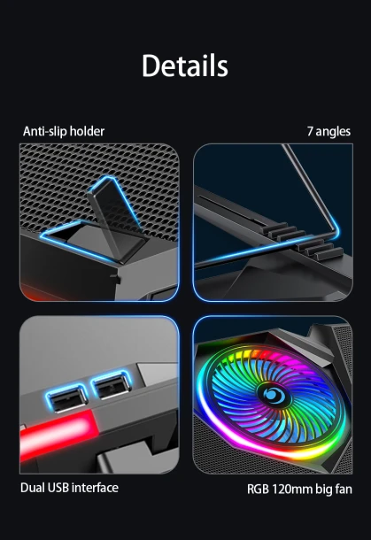 Coolcold Laptop Cooler k44