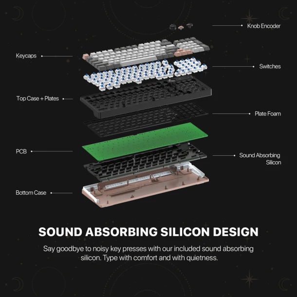 Fantech keyboard MK914 ATOM PRO96