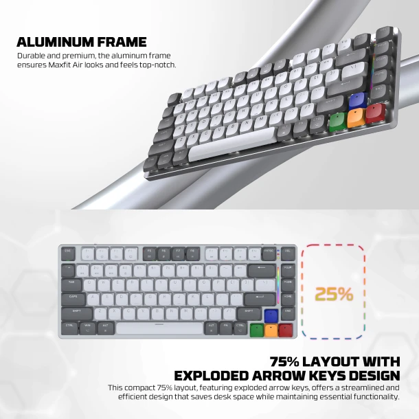 Fantech keyboard MK915 SUPER MAXFIT Air83