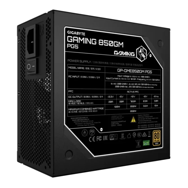 Gigabyte Power Supply 850W AP850GM