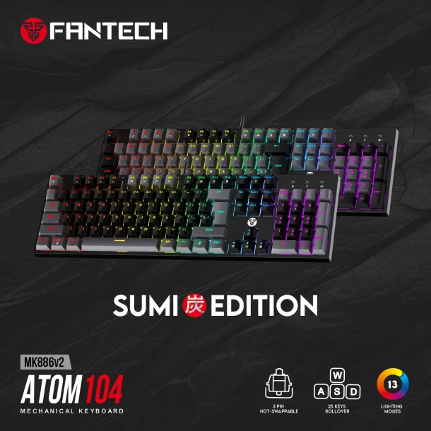 Fantech keyboard MK886 V2 SUMI ATOM104