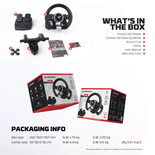 Fantech Steering Wheel R2