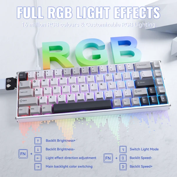 ATTACK SHARK Keyboard X68 Max