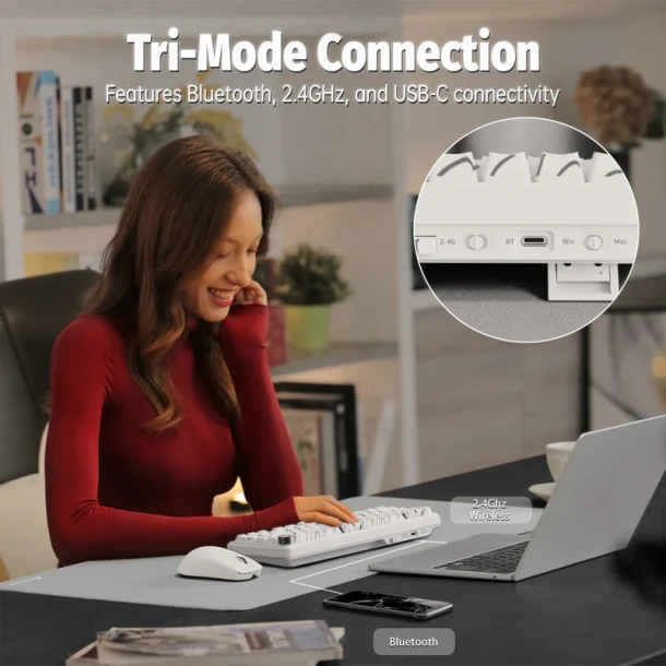 ATTACK SHARK Keyboard X65 PRO He
