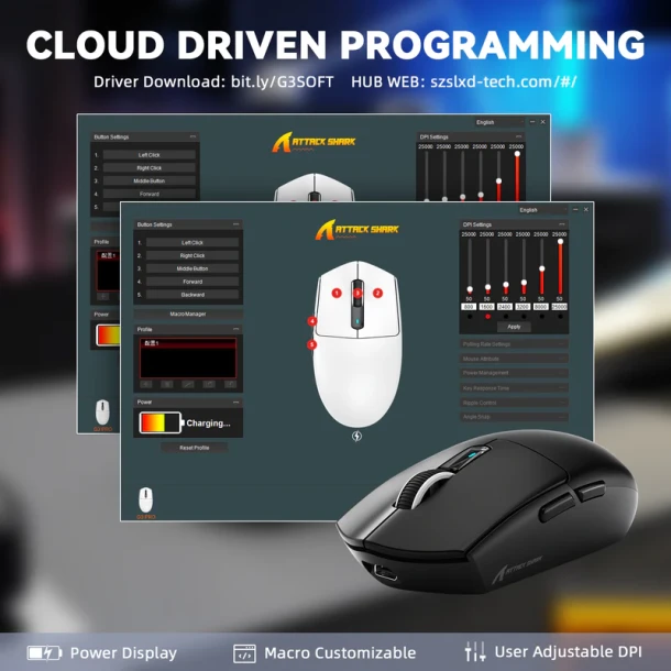 ATTACK SHARK Mouse G3 Pro