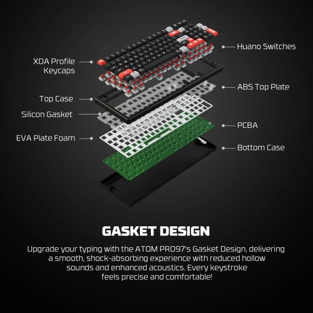 Fantech keyboard MK918 ATOM PRO97