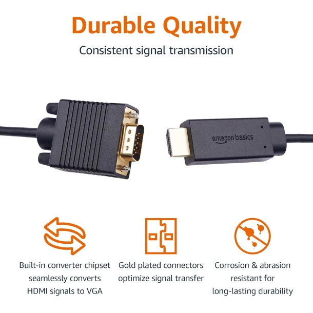 HDMI to VGA Cable