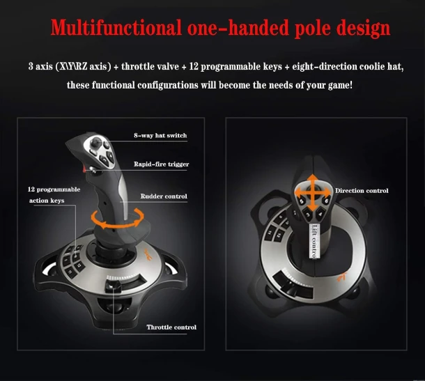 PXN Flight Joystick USB Controller 2113