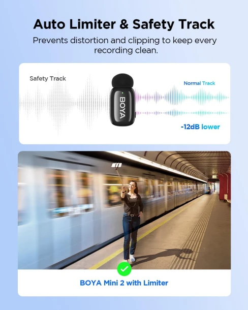 BOYA Microphone Mini 07 USB-C 2TX+RXU