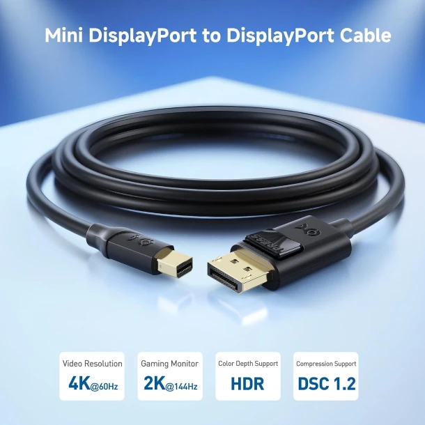 Mini DisplayPort to DisplayPort Cable