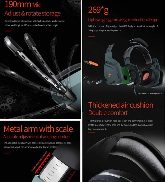 Plextone G800 Gaming Headphone