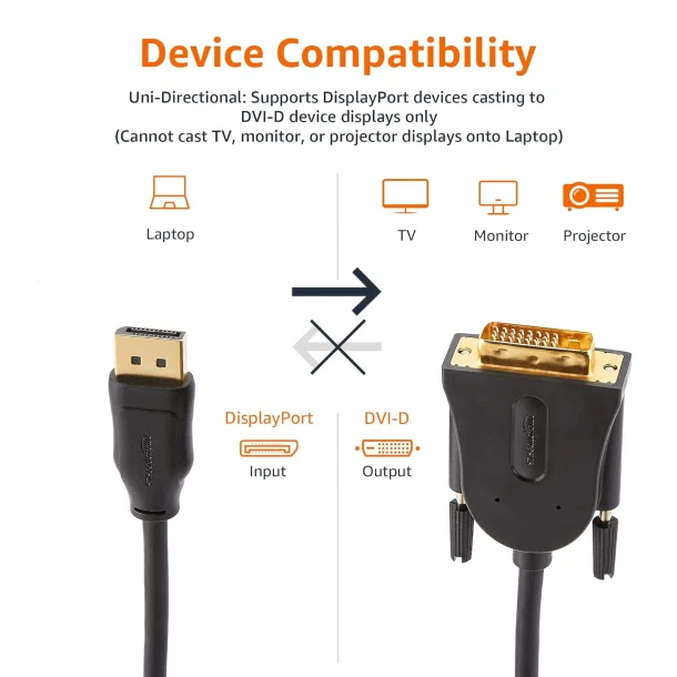 DP to DVI Cable