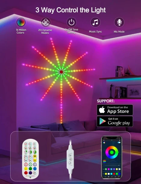 Firework LED Lights