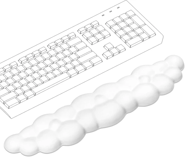 Cloud Wrist Rest For Keyboard & Mouse