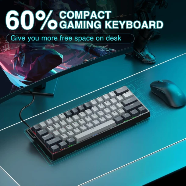 Aula Keyboard WIN 60 HE PR
