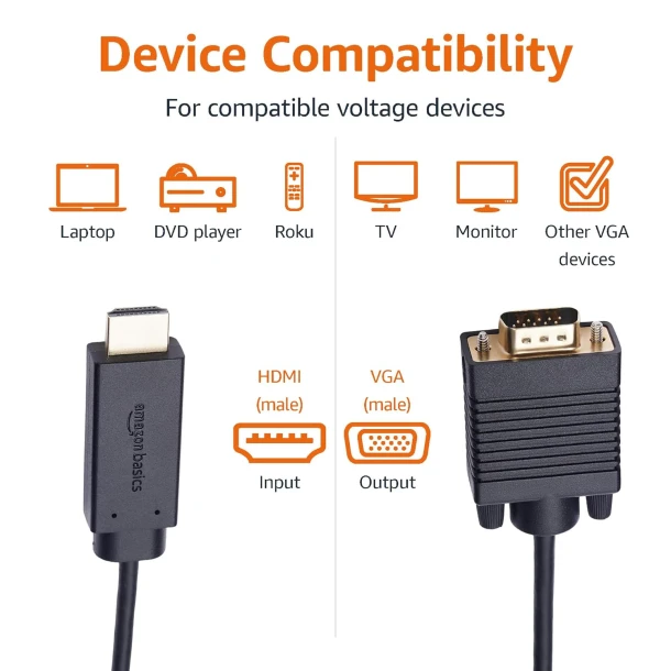 HDMI to VGA Cable