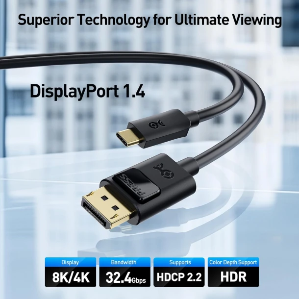 Type C to Display port Cable